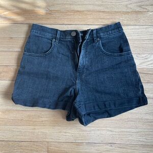 Express Women’s Super High Rise Mom Shorts Shortie